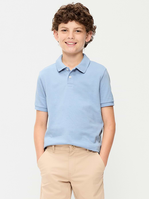Old Navy School Uniform Pique Polo Shirt for Boys — photo 1