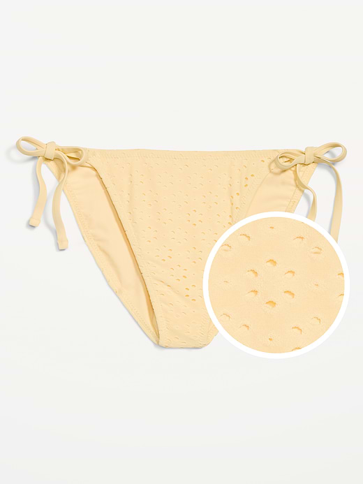 Old Navy Eyelet String Bikini Swim Bottoms — photo 5