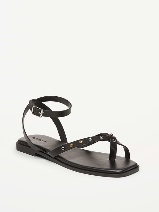 Old Navy Studded Toe-Strap Sandals — photo 1