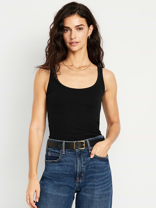 Old Navy First-Layer Ribbed Scoop-Neck Tank Top — photo 1
