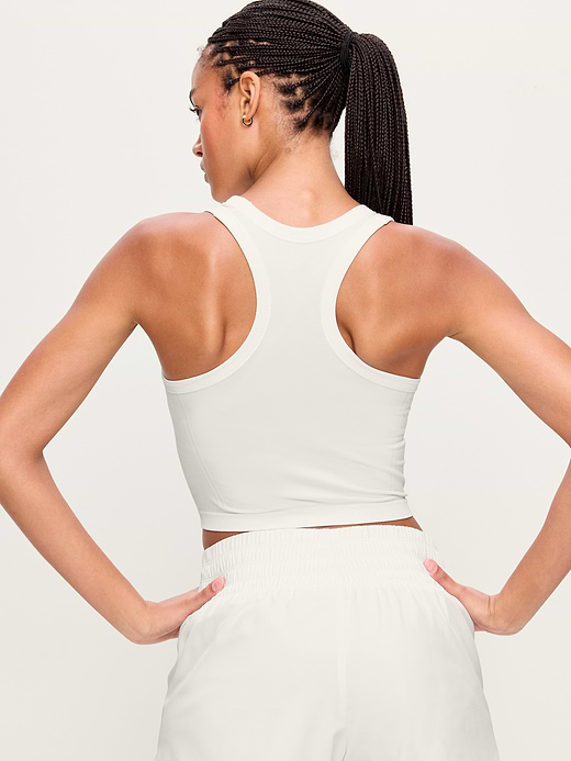 Old Navy Seamless Fitted High-Neck Crop Top — photo 3