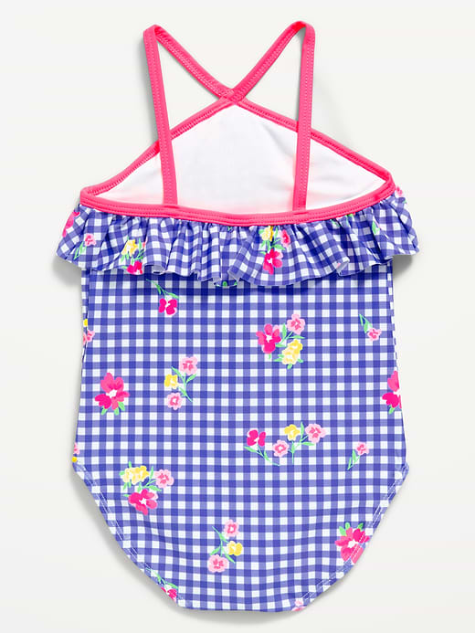 Old Navy Ruffled One-Piece Swimsuit for Toddler Girls — photo 3