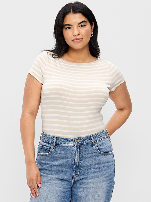 Old Navy Snug Boatneck T-Shirt — photo 6
