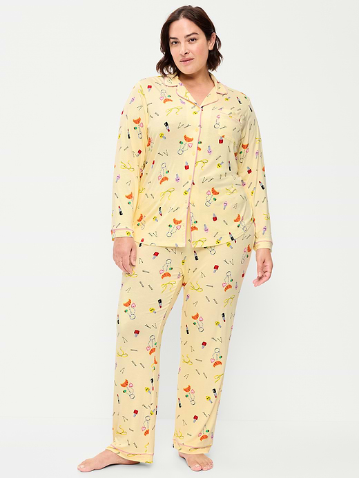 Old Navy Sunday Sleep Knit Jersey Pant Set — photo 8