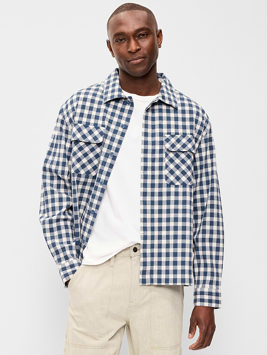 Old Navy Loose Fit Cropped Shirt