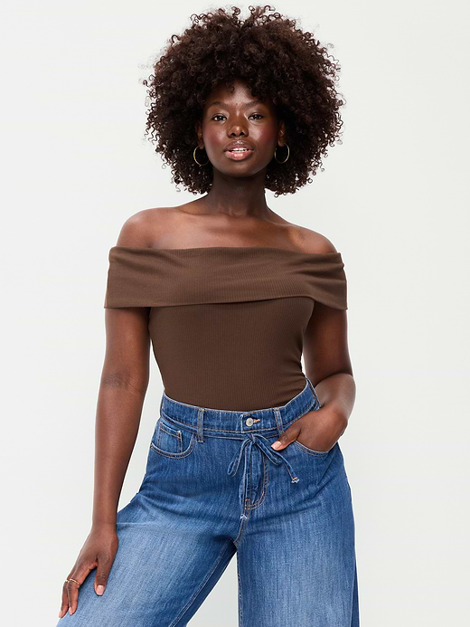 Old Navy Off-The-Shoulder Fitted Top — photo 6