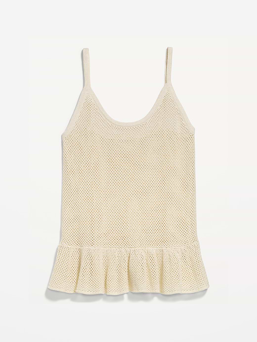 Old Navy Metallic Peplum Tank Top — photo 5