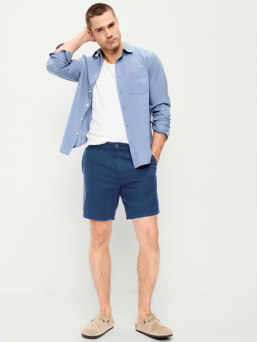 Old Navy Slim Built-In Flex Rotation Chino Shorts -- 8-inch inseam