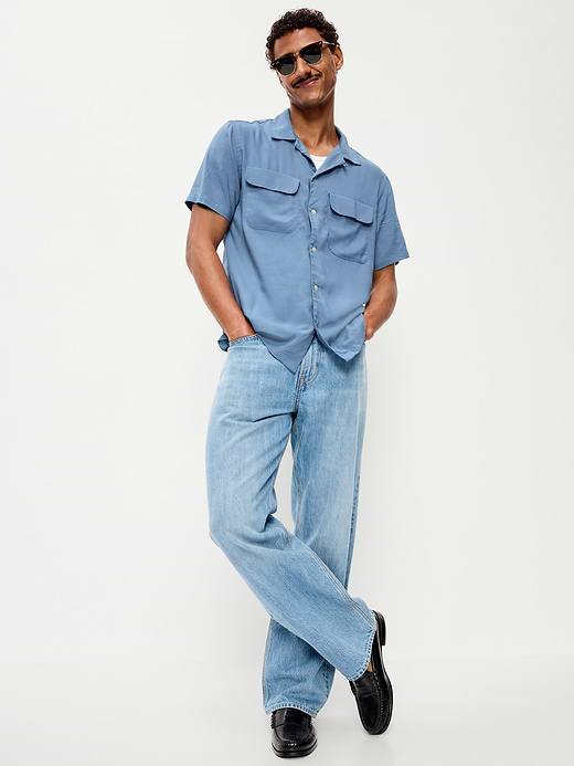 Old Navy Short-Sleeve Floral Camp Shirt — photo 4