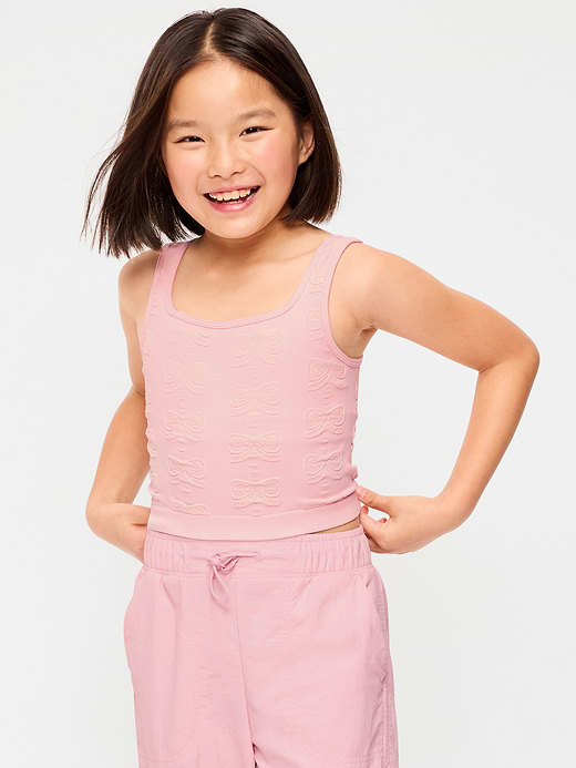 Old Navy Seamless Longline Bow Bra for Girls — photo 6