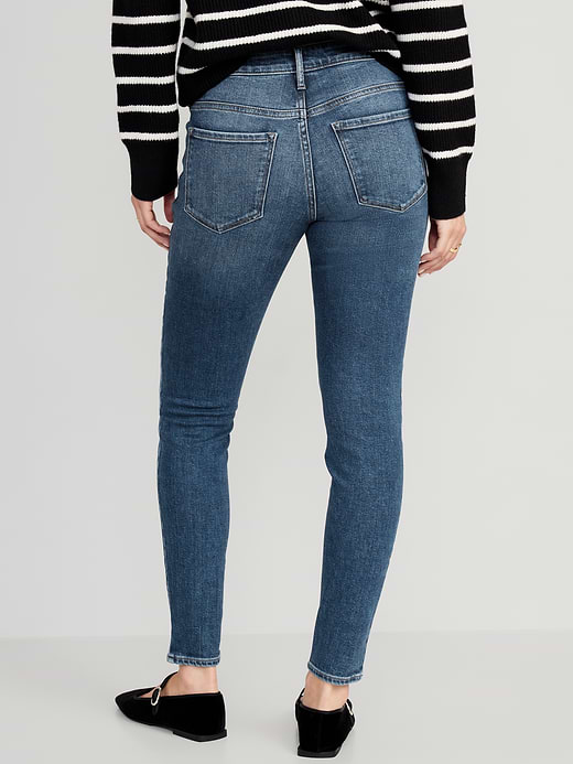 Old Navy Mid-Rise Rockstar Super-Skinny Ankle Jeans — photo 3