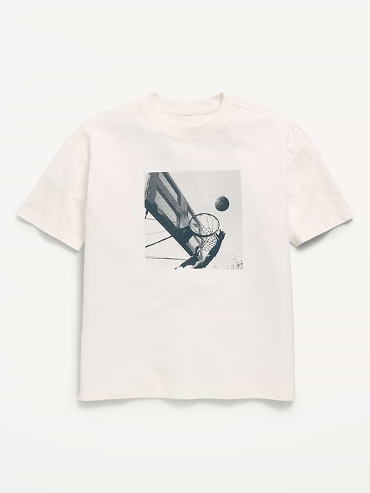 Old Navy Oversized Short-Sleeve Graphic T-Shirt for Boys — photo 5