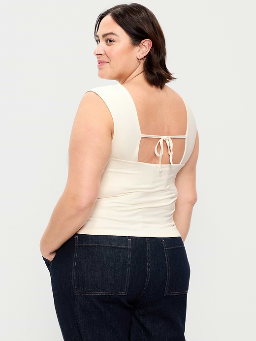 Old Navy Cap-Sleeve Tie-Back Top — photo 9