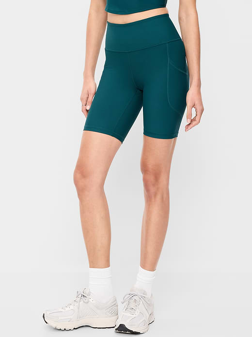 Old Navy High-Waisted PowerSoft Biker Shorts -- 8-inch inseam — photo 1