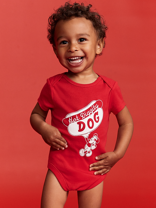 Old Navy Old Navy x Disney© Mickey Mouse Graphic Bodysuit for Baby