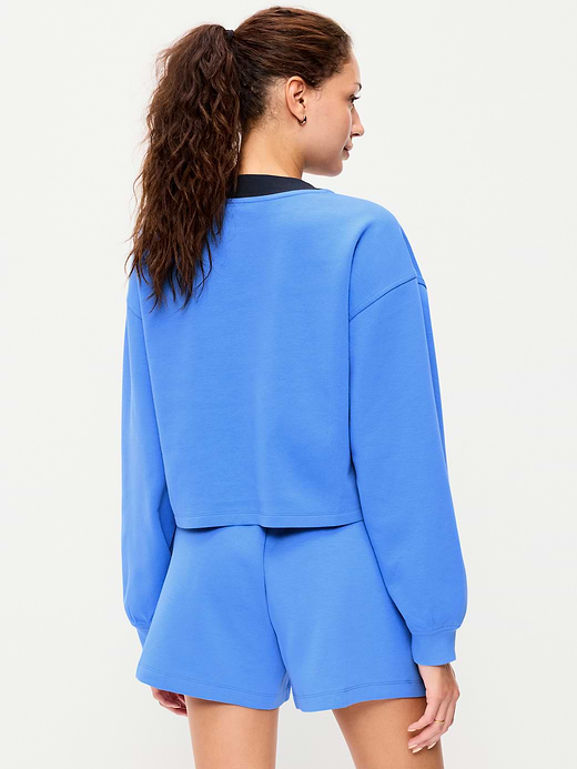 Old Navy Dynamic Fleece Oversized Cropped Sweatshirt — photo 3