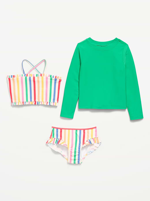 Old Navy Printed Rashguard and Bikini Swim Set for Toddler Girls — photo 3
