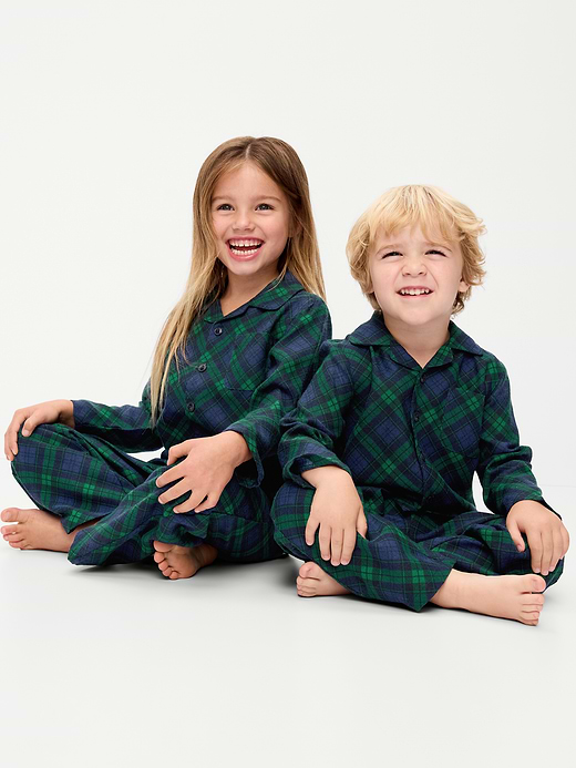 Old Navy Unisex Flannel Pajama Set for Toddler — photo 1