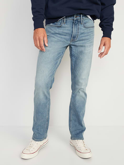 Old Navy Straight 360° Tech Stretch Performance Jeans — photo 1