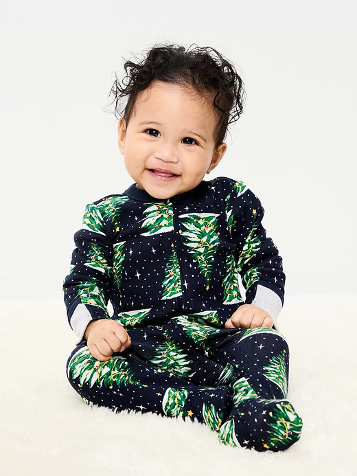 Old Navy 2-Way-Zip Sleep & Play Footed One-Piece for Baby — photo 1