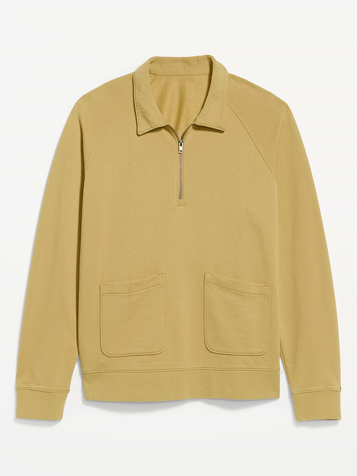 Old Navy Workwear Collared Fleece Chore Pullover — photo 5