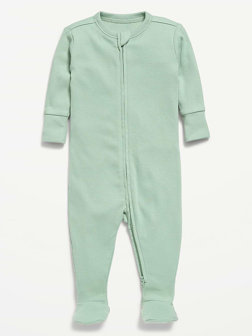 Old Navy Snug-Fit 2-Way-Zip Sleep & Play Footed One-Piece for Baby — photo 1