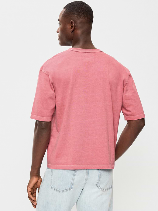 Old Navy Garment-Dyed Heavyweight Cropped T-Shirt — photo 3