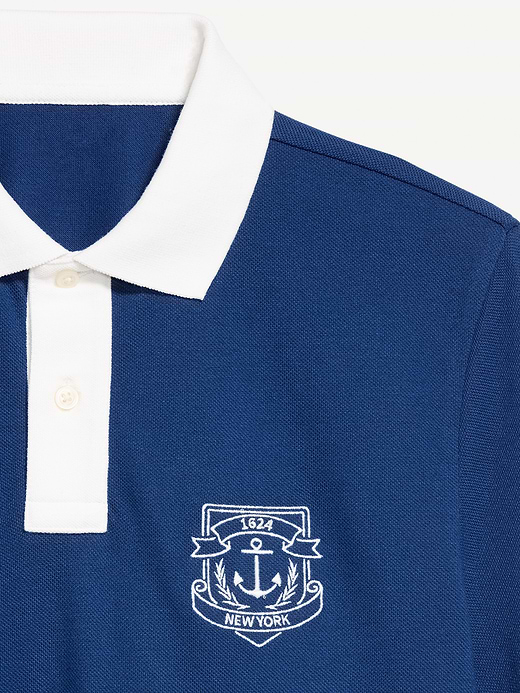 Old Navy Classic Fit Pique Graphic Polo — photo 6