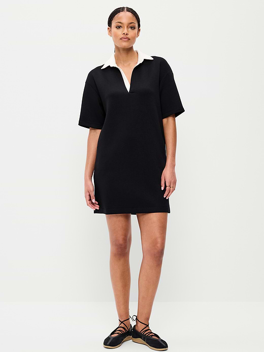 Old Navy Bounce Fleece Short-Sleeve Polo Dress — photo 1