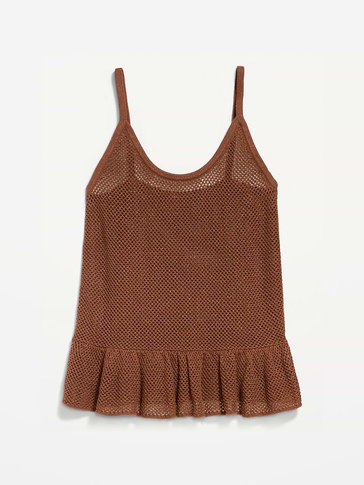 Old Navy Metallic Peplum Tank Top — photo 5