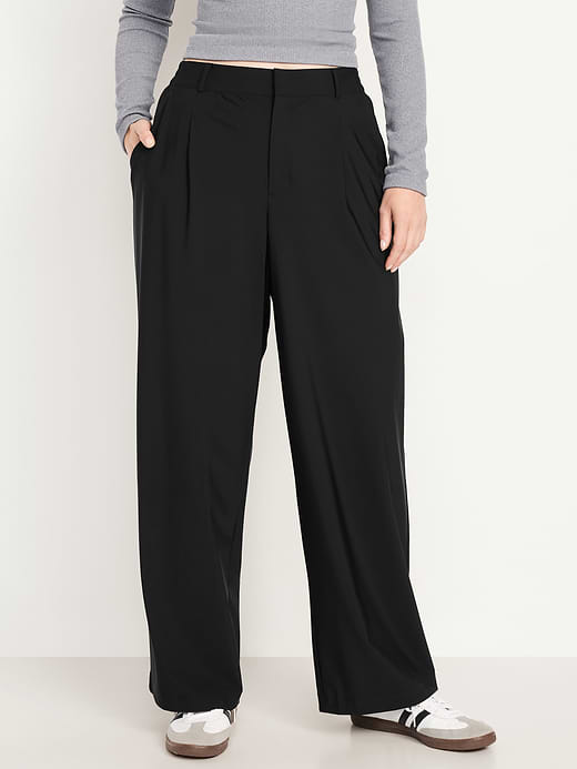 Old Navy High-Waisted SleekTech Trouser Pants — photo 5