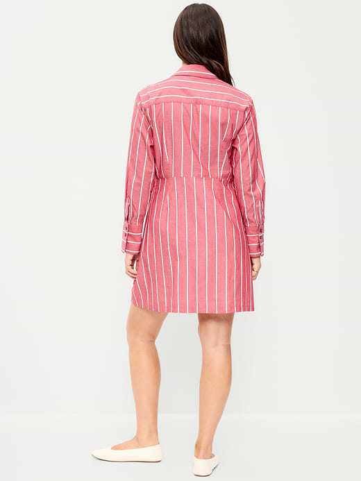 Old Navy Wrap Mini Shirt Dress — photo 8