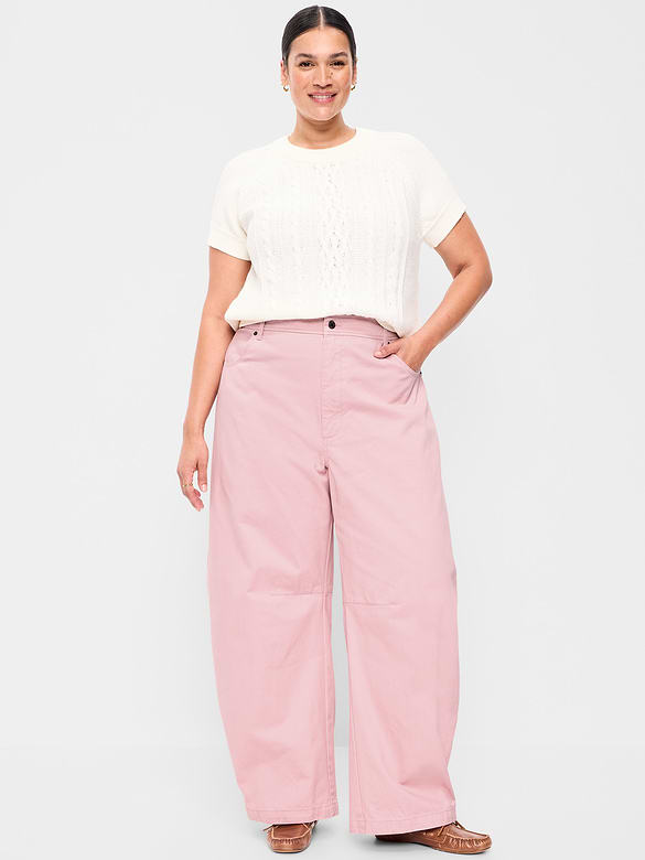 Old Navy Mid-Rise Barrel Chino Pants — photo 8