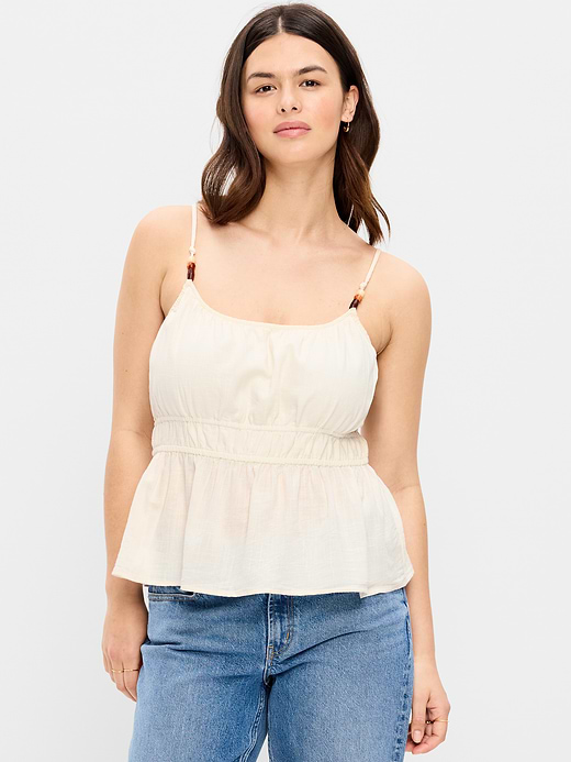 Old Navy Fitted Smocked Tank Top — photo 6