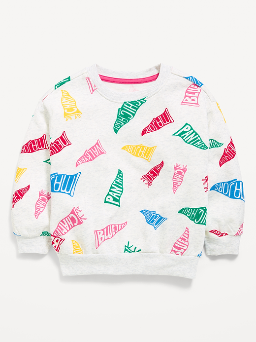 Old Navy Long-Sleeve Graphic Sweatshirt for Toddler Girls — photo 1