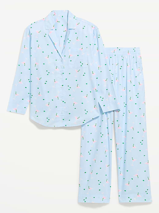 Old Navy Poplin Pajama Pant Set — photo 5