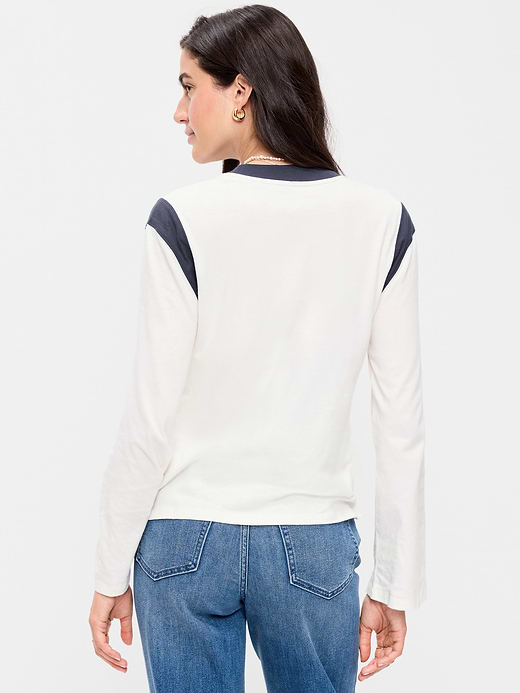 Old Navy EveryWear Long-Sleeve Graphic T-Shirt — photo 3