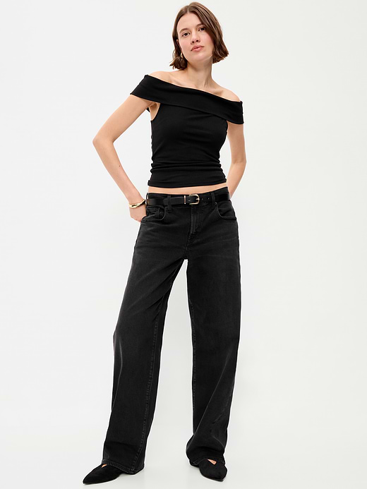 Old Navy Off-The-Shoulder Fitted Top — photo 4