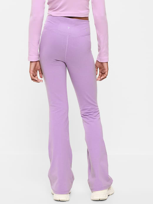 Old Navy High-Waisted PowerChill Crossover Flared Leggings for Girls — photo 3