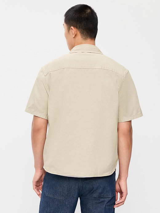 Old Navy Loose Popover Work Shirt — photo 3