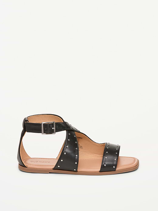 Old Navy Faux-Leather Gladiator Sandals for Girls — photo 5