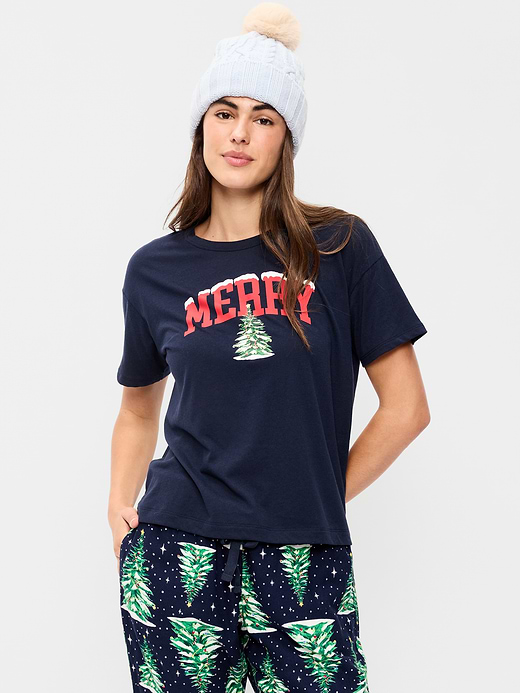 Old Navy Short-Sleeve Graphic Pajama T-Shirt — photo 1