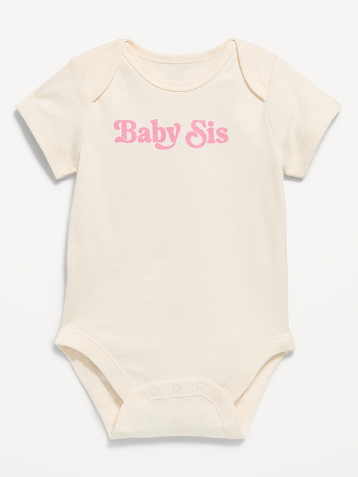 Old Navy Unisex Short-Sleeve Logo-Graphic Bodysuit for Baby — photo 10