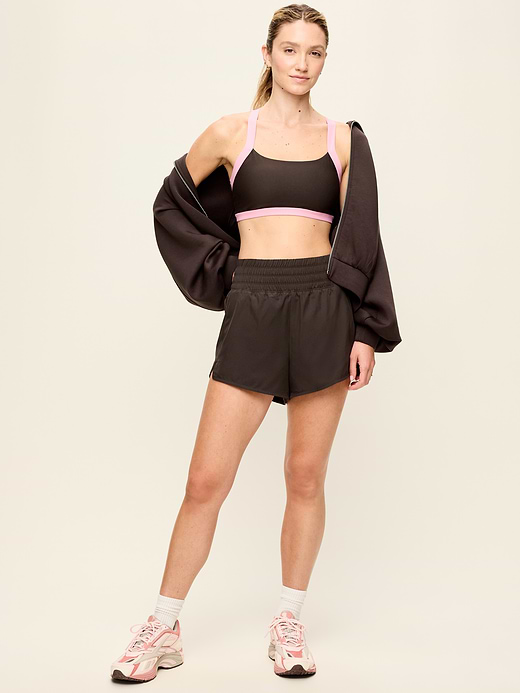 Old Navy Extra High-Waisted Crinkle Run Shorts -- 3-inch inseam — photo 3