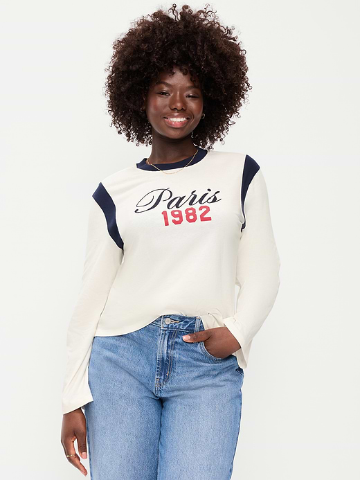 Old Navy EveryWear Long-Sleeve Graphic T-Shirt — photo 6