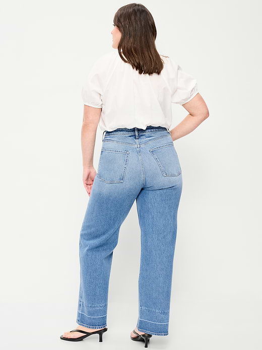 Old Navy Extra High-Waisted Wide-Leg Jeans — photo 7