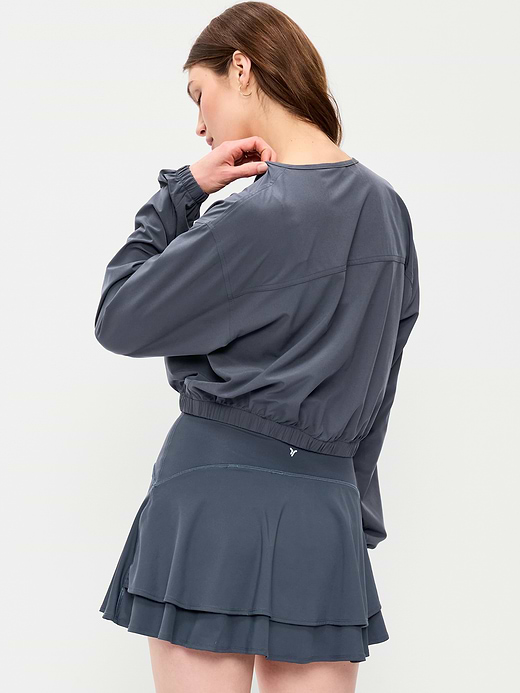 Old Navy Zip-Front Cropped Tennis Jacket — photo 3
