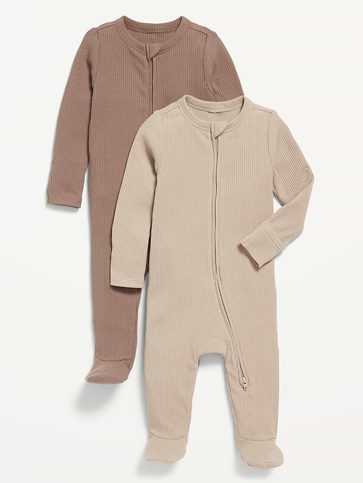 Old Navy 2-Way-Zip Sleep & Play Footed One-Piece 2-Pack for Baby — photo 1