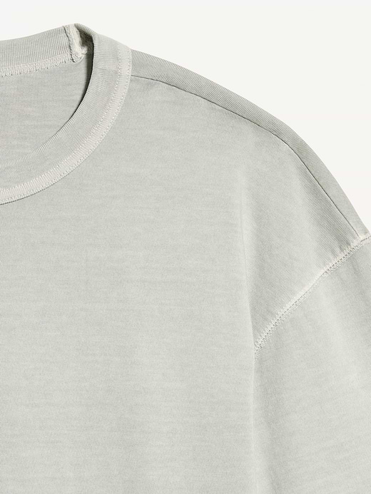 Old Navy Garment-Dyed Heavyweight Cropped T-Shirt — photo 5