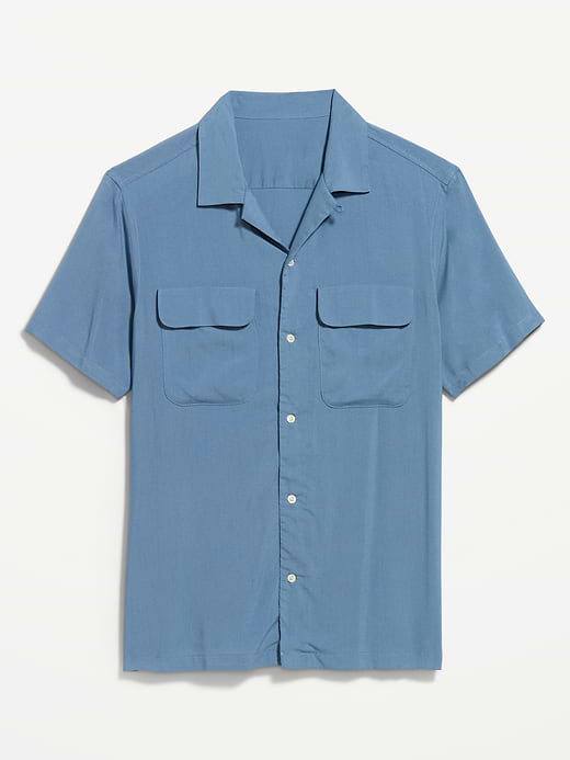 Old Navy Short-Sleeve Floral Camp Shirt — photo 5